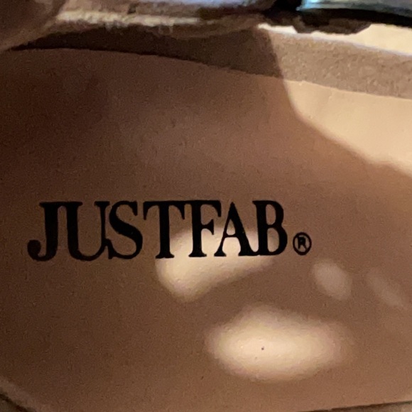 NEW JUSTFAB faux suede gladiator shoes - Picture 8 of 11